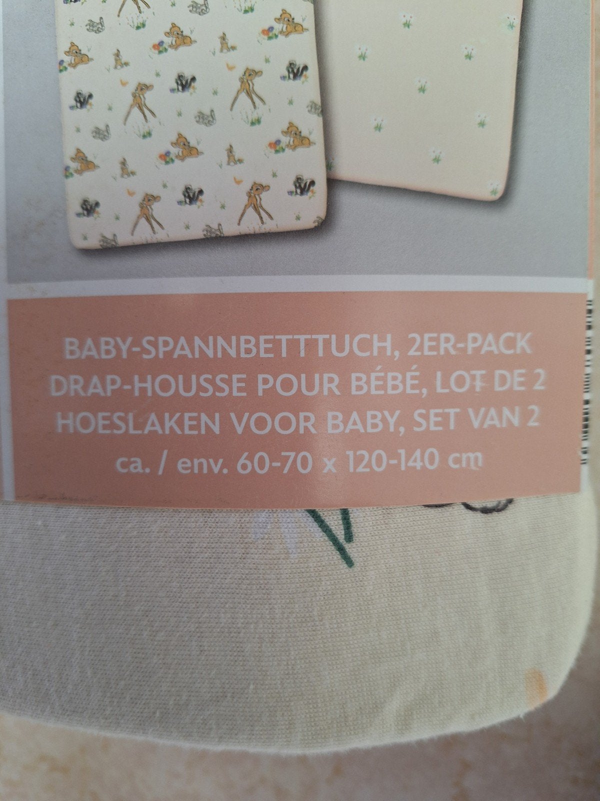 DRAPS HOUSSE POUR BÉBÉS  LOT DE 2, Enlèvement ou Envoi, Neuf, Lit de bébé, Parure de lit
