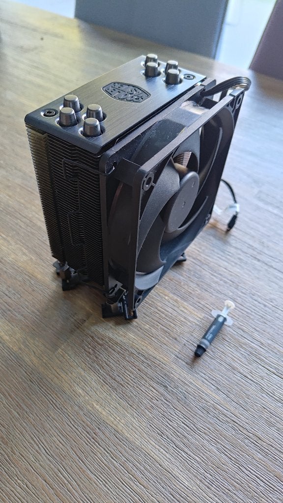 CoolerMaster Hyper 212 Black Edition CPU-cooler (AM4), Ophalen of Verzenden, Gebruikt, Luchtkoeling