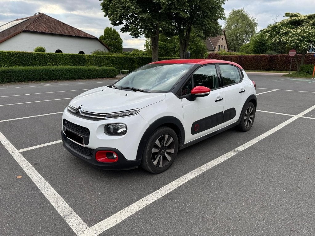 Prachtige Citroën C3 1.2 PureTech 110pk Shine Automaat, Auto's, Automaat, Bedrijf, Achteruitrijcamera, Rood