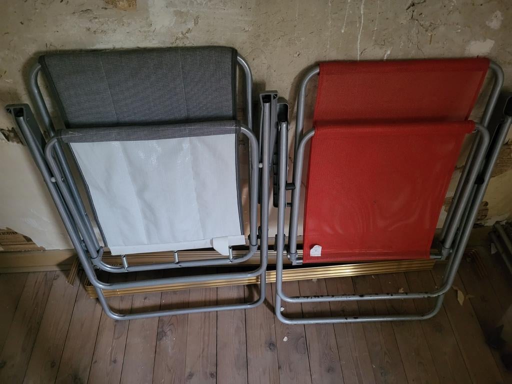 Deux fauteuils pliables, tres bon état, Caravanes & Camping, Enlèvement