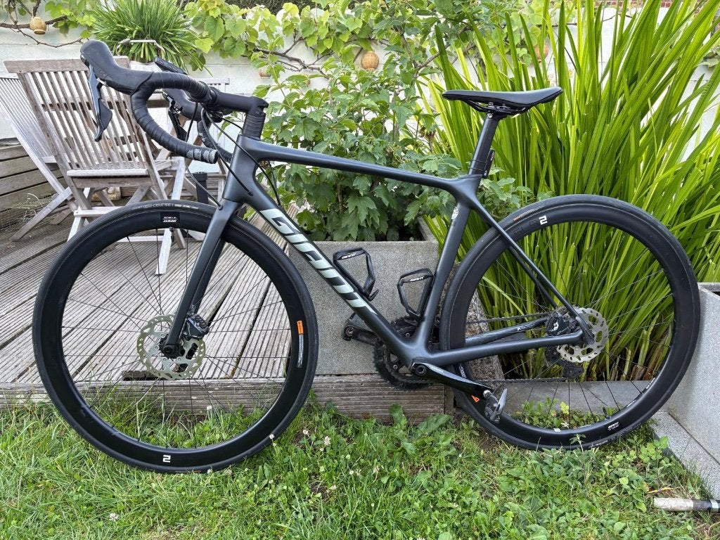 Giant TCR Advanced Disc Carbon Racefiets – maat M – Topstaat, Ophalen, Zo goed als nieuw, Schijfrem, Giant