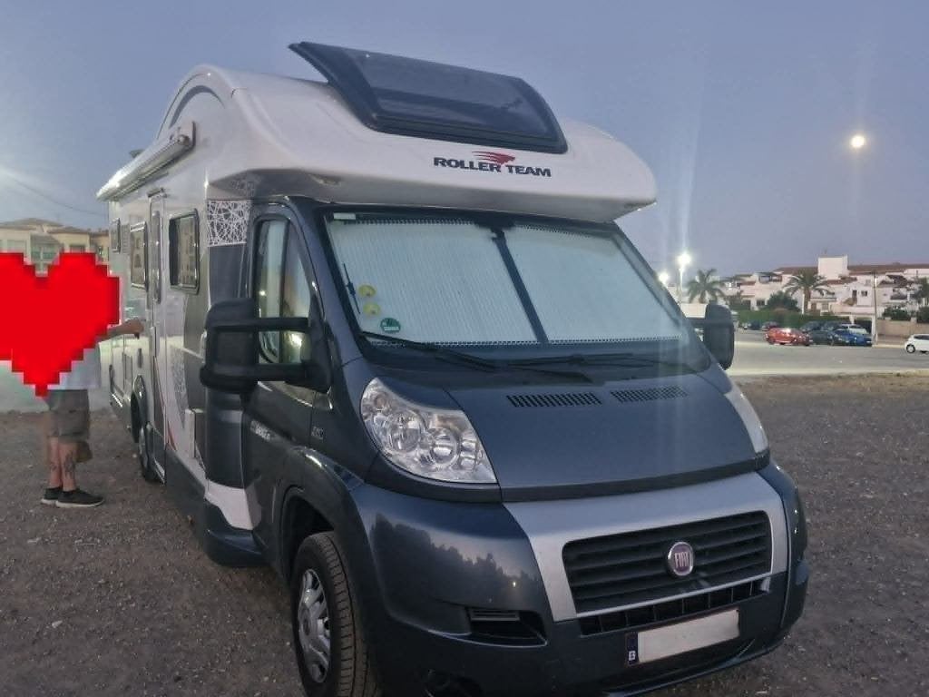 ROLLER REAM T-LINE GARAGE M, Autres marques, 6 à 7 mètres, Toilette à cassette, Fiat