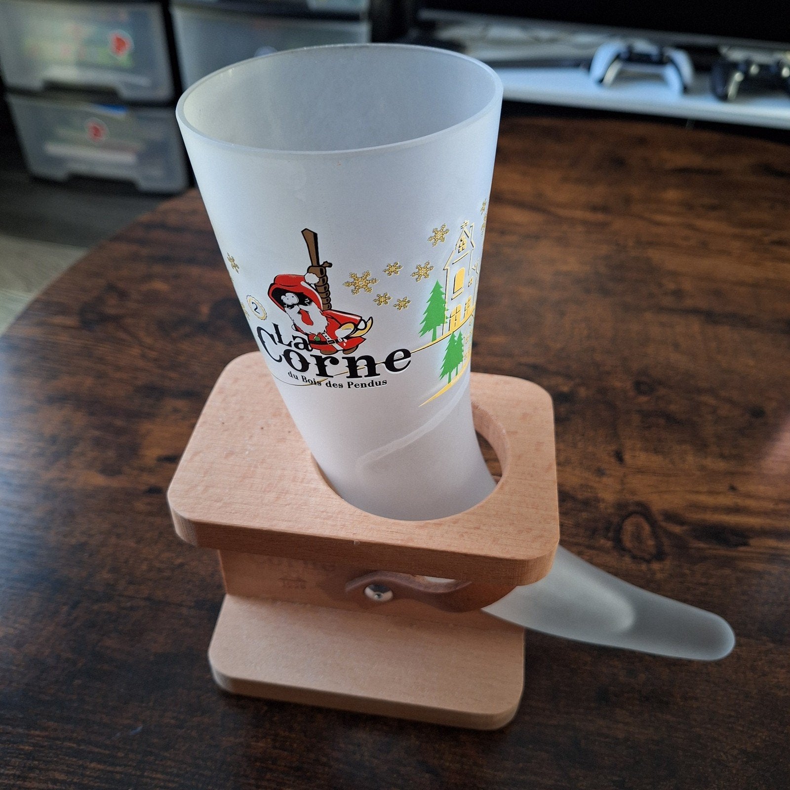 Verre La Corne avec support, Enlèvement ou Envoi, Neuf