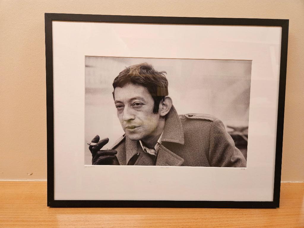 Yellow Korner Kunstfoto Serge Gainsbourg, Ophalen of Verzenden