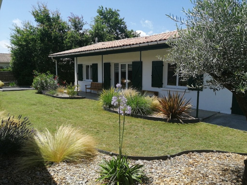 Mais Landaise met spa en fietsen | 800 m Lac Sanguinet-Océan, Dorp, Aan zee, Eigenaar, 9 personen
