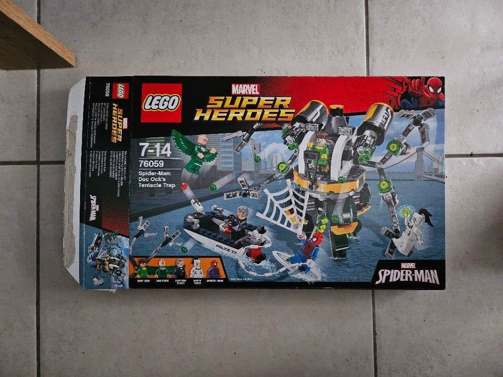 Lego 76059 Spider-Man: Doc Ock's Tentacle Trap, Inclusief instructies, Marvel, Lego, Ophalen of Verzenden