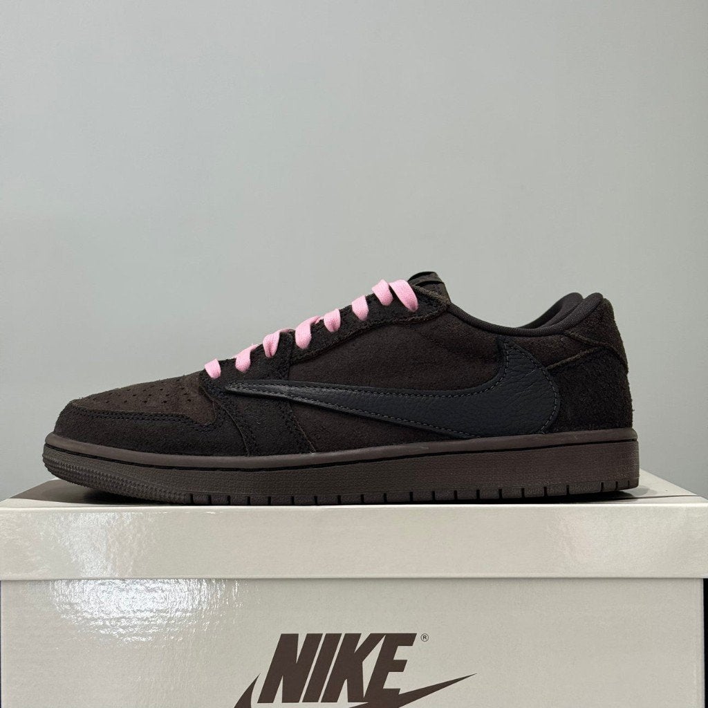 Nike Air Jordan 1 Low Travis Scott Velvet Brown, Envoi, Neuf, Autres couleurs, Baskets