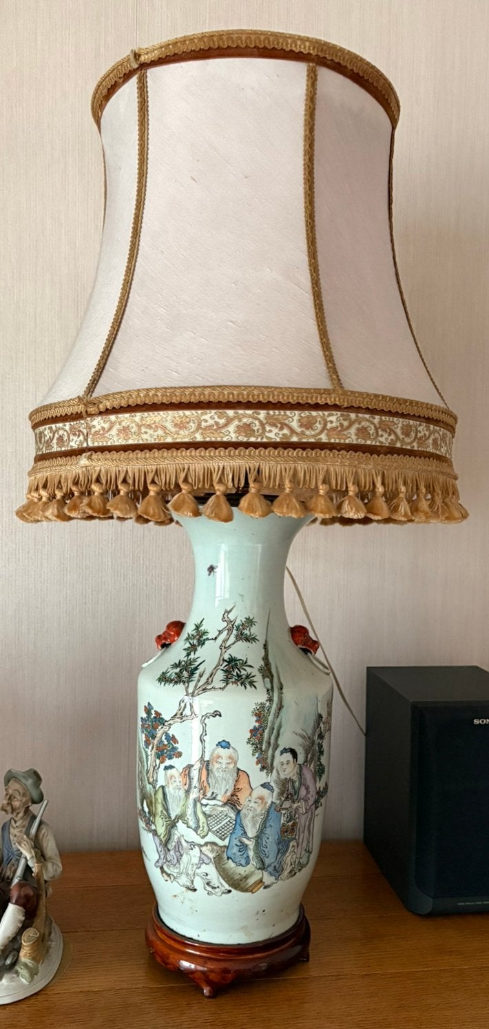 Ancienne lampe chinoise, Antiquités & Art, Enlèvement