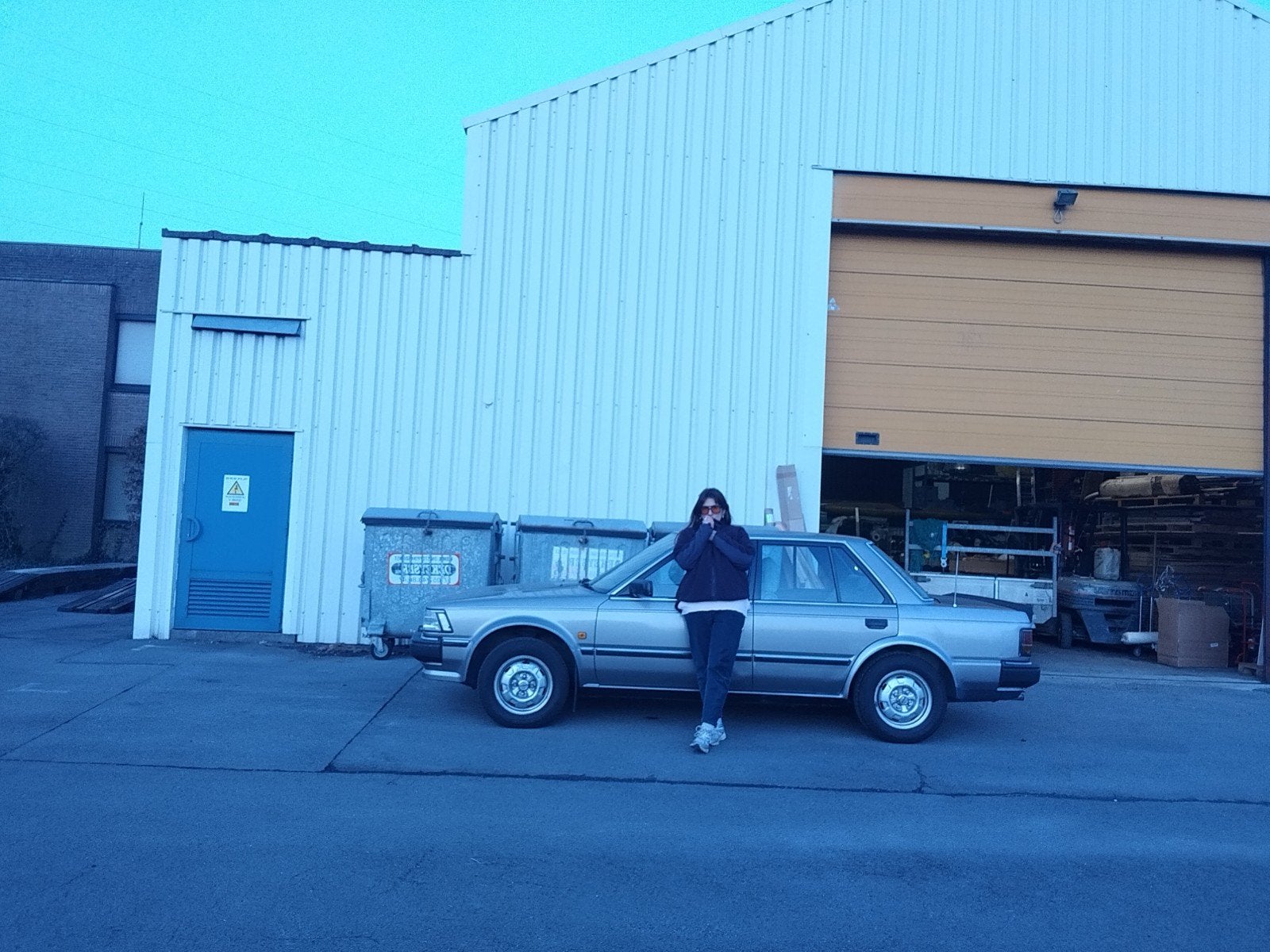 NISSAN BLUEBIRD 1.8 1986 À VENDRE, Achat, 4 portes, Boîte manuelle, Bleu