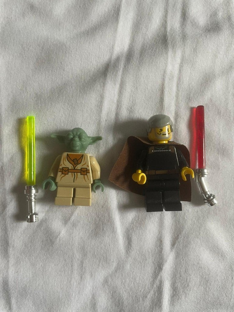 LEGO Star Wars 7103 Jedi Duel 2002 compleet, Verzenden, Gebruikt, Overige typen