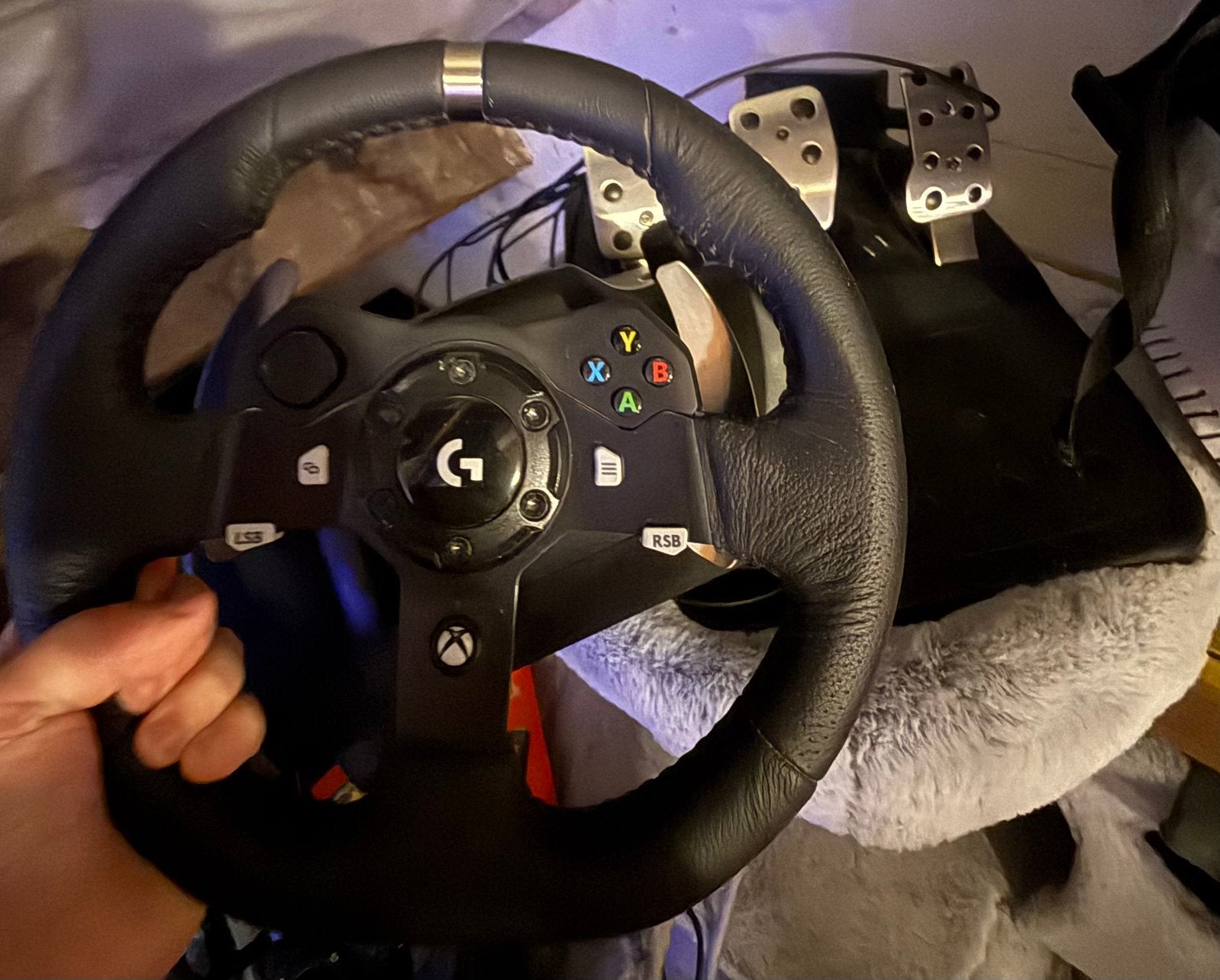 Logitech G920 + Boîte de vitesses + Playseat DPZ, Games en Spelcomputers, Ophalen, Zo goed als nieuw