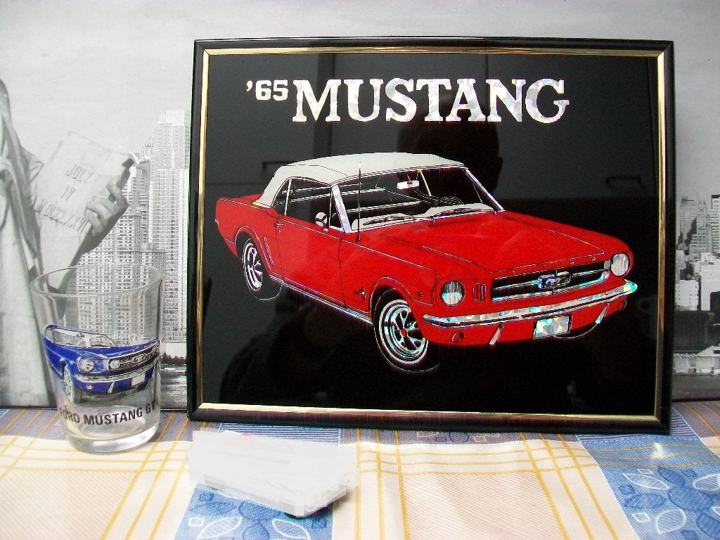 Ford Mustang GT - Spiegel  Kader - Glas - Hot Wheels Vintage, Ophalen of Verzenden, Gebruikt, Auto's