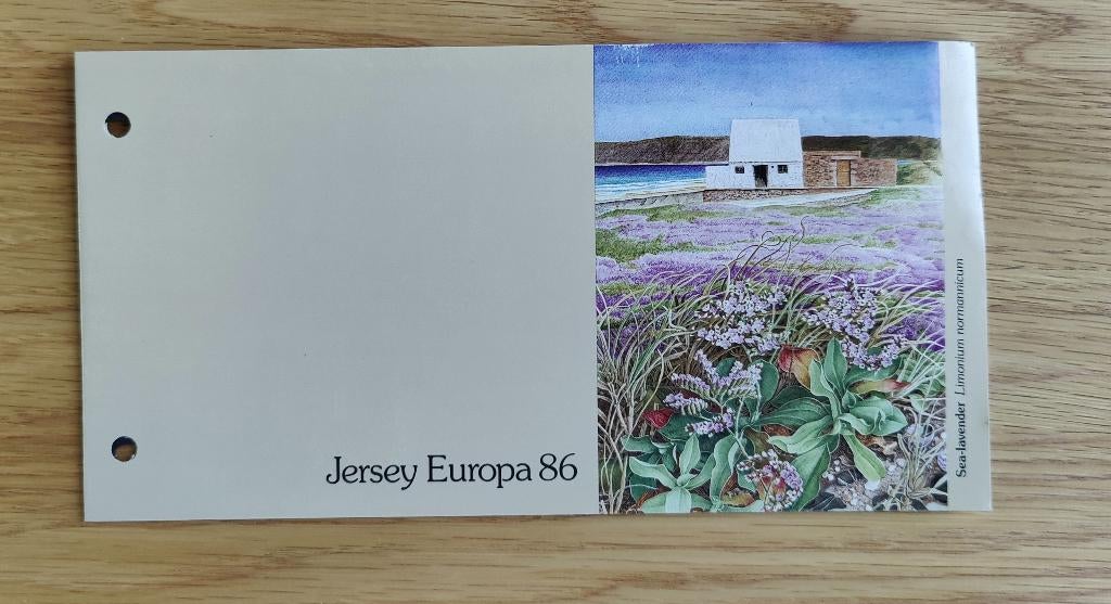 Jersey Europa 86 Environmental Conservation, Envoi, Non oblitéré