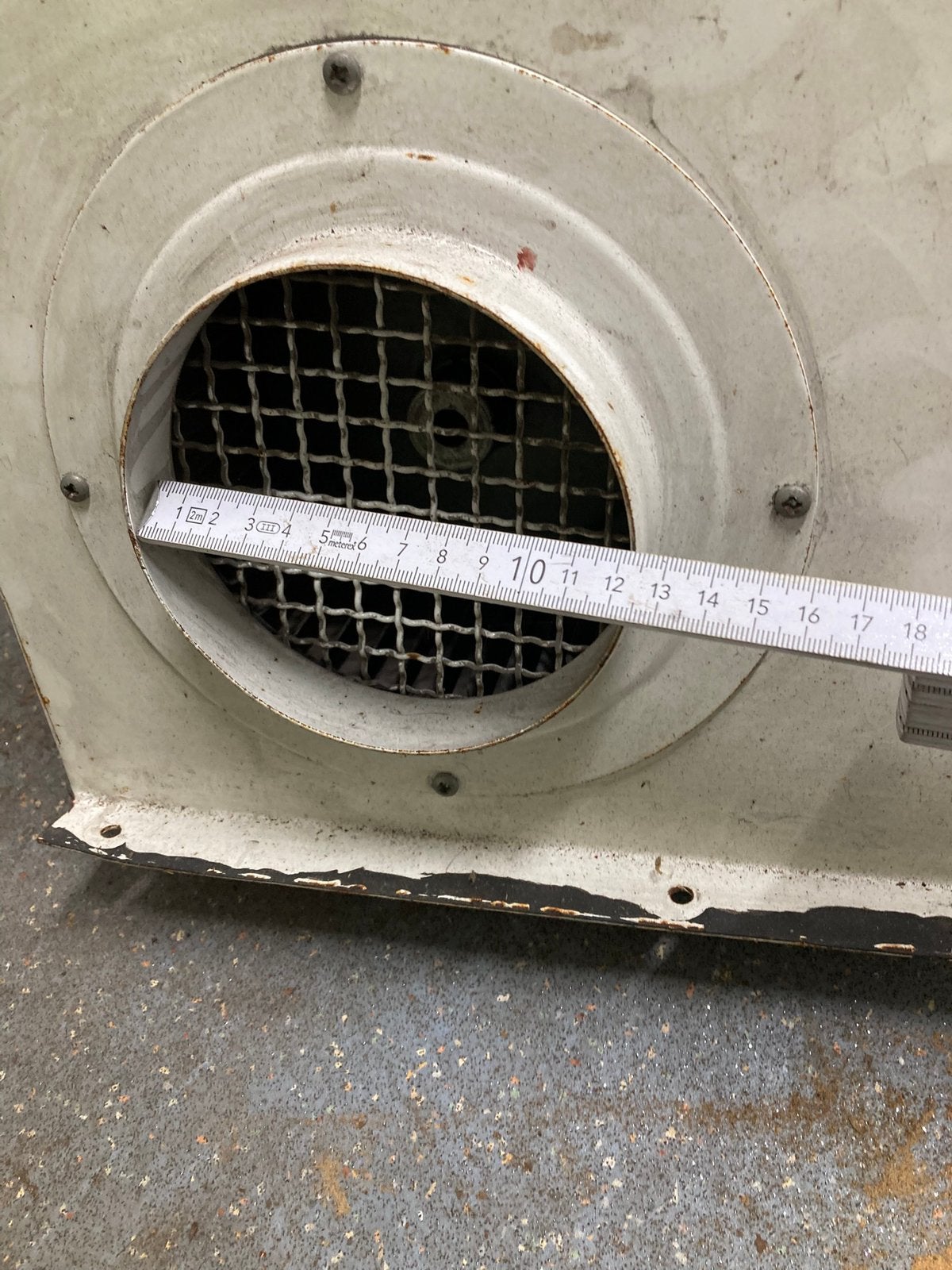 Vonk vrije afzuigmotor, Ophalen, Gebruikt