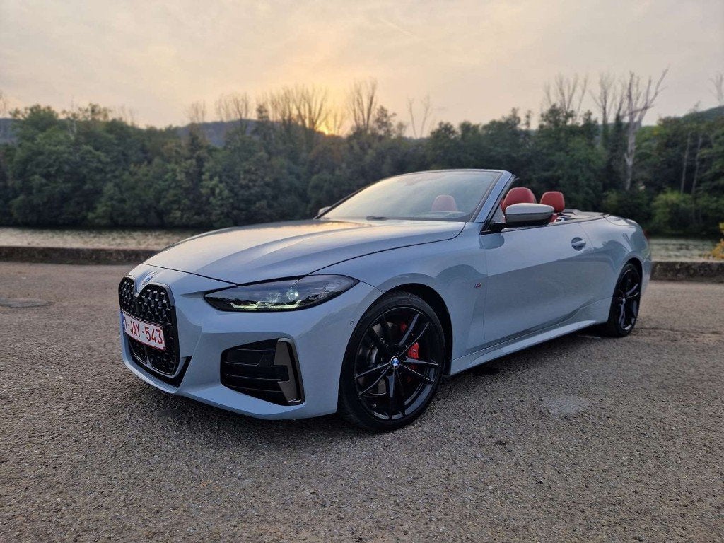 BMW M440i Cabrio - Année 2022 - 375ch - PRIX : 45.950€, Autos, Cuir, Argent ou Gris, Achat, Euro 6