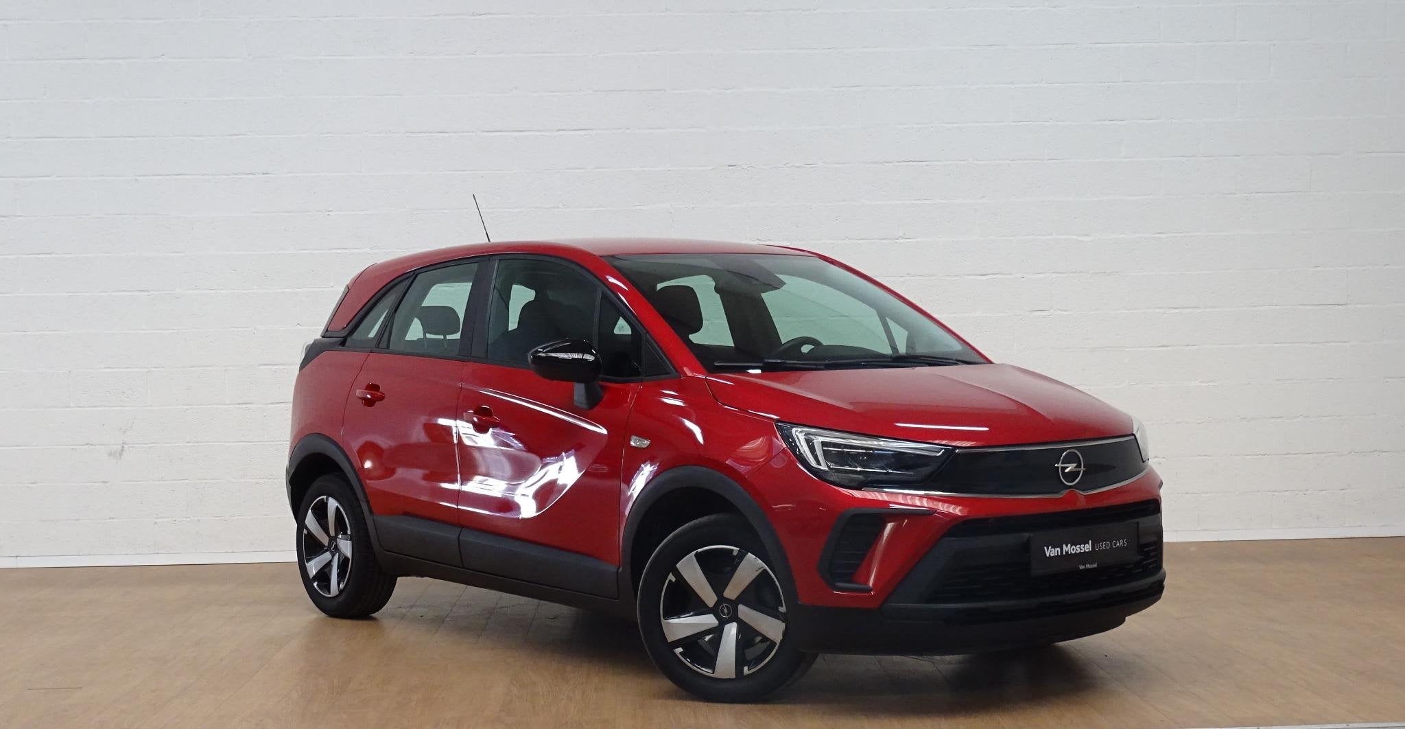 Opel Crossland X 1.2T Edition+apple carplay, Autos, Rouge, Éclairage LED, Euro 6, Entreprise