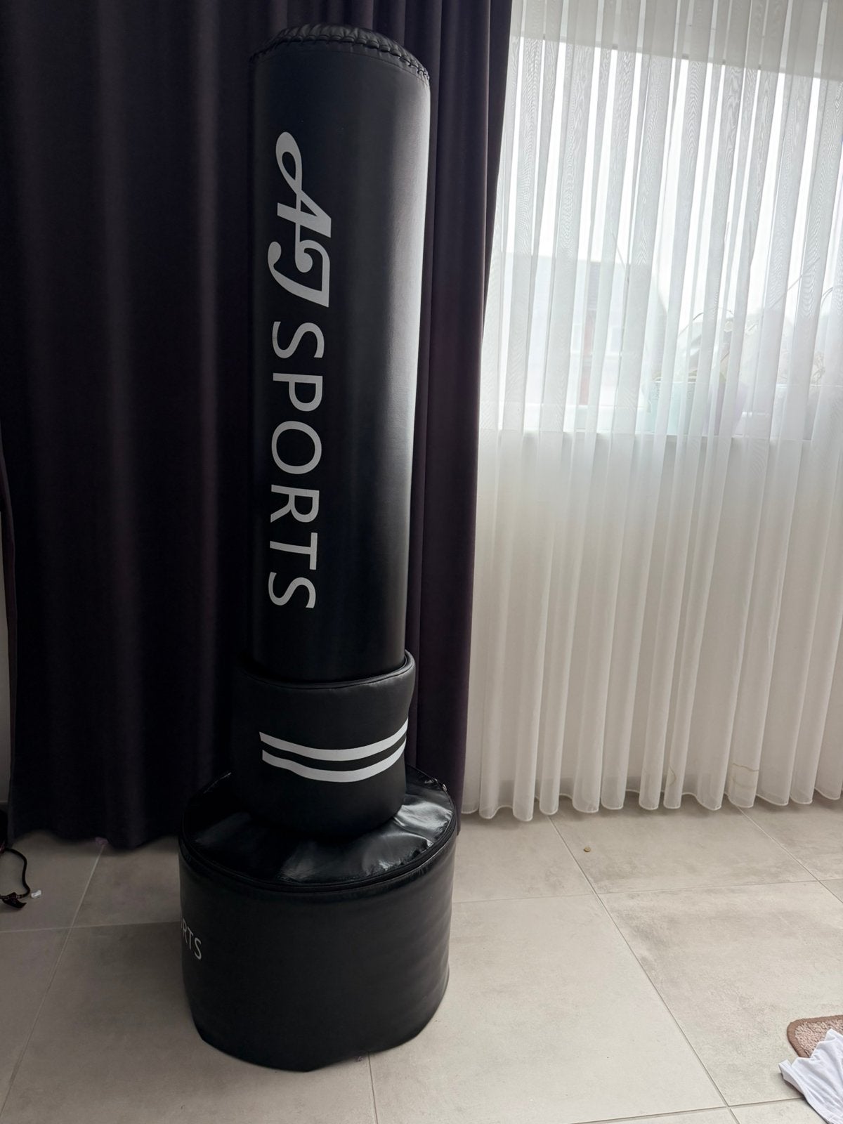 Bokszak bokspaal, Sport en Fitness, Boksen, Ophalen, Zo goed als nieuw, Bokszak