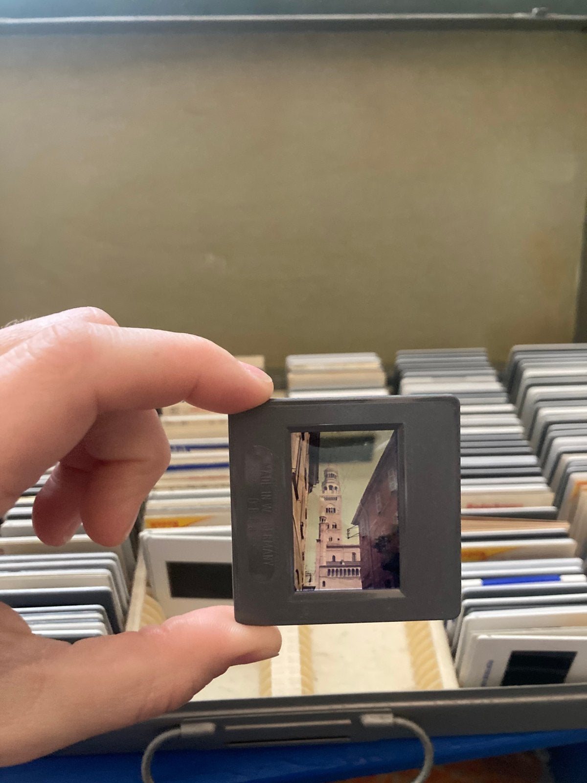 Diapo vintage 1971, Audio, Tv en Foto, Diaprojectoren, Ophalen, Gebruikt