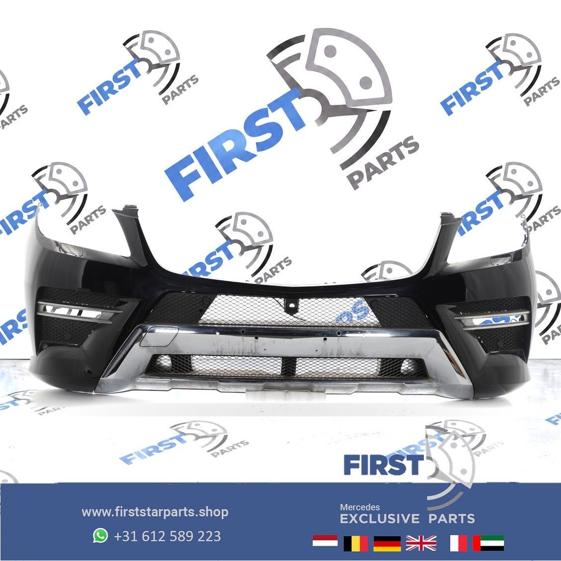 W166 ML AMG Voorbumper COMPLEET Mercedes A1668803340 M KLASS, Utilisé, -, Avant, -