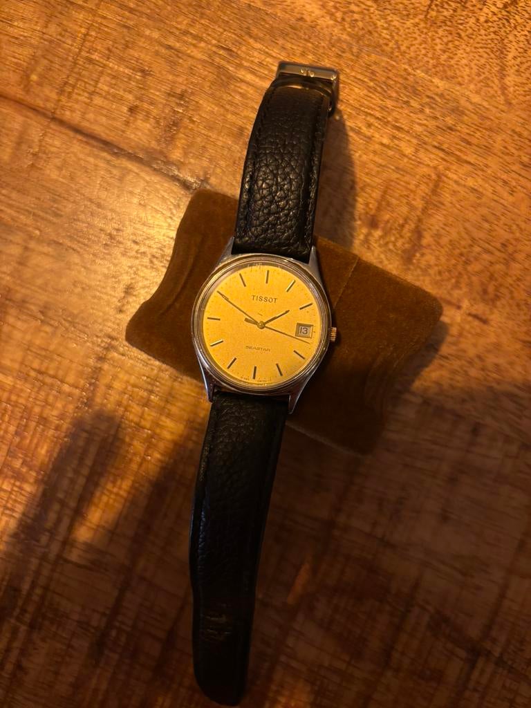 Tissot seastar quartz herenhorloge, Handtassen en Accessoires, Horloges | Dames, Ophalen, Zo goed als nieuw