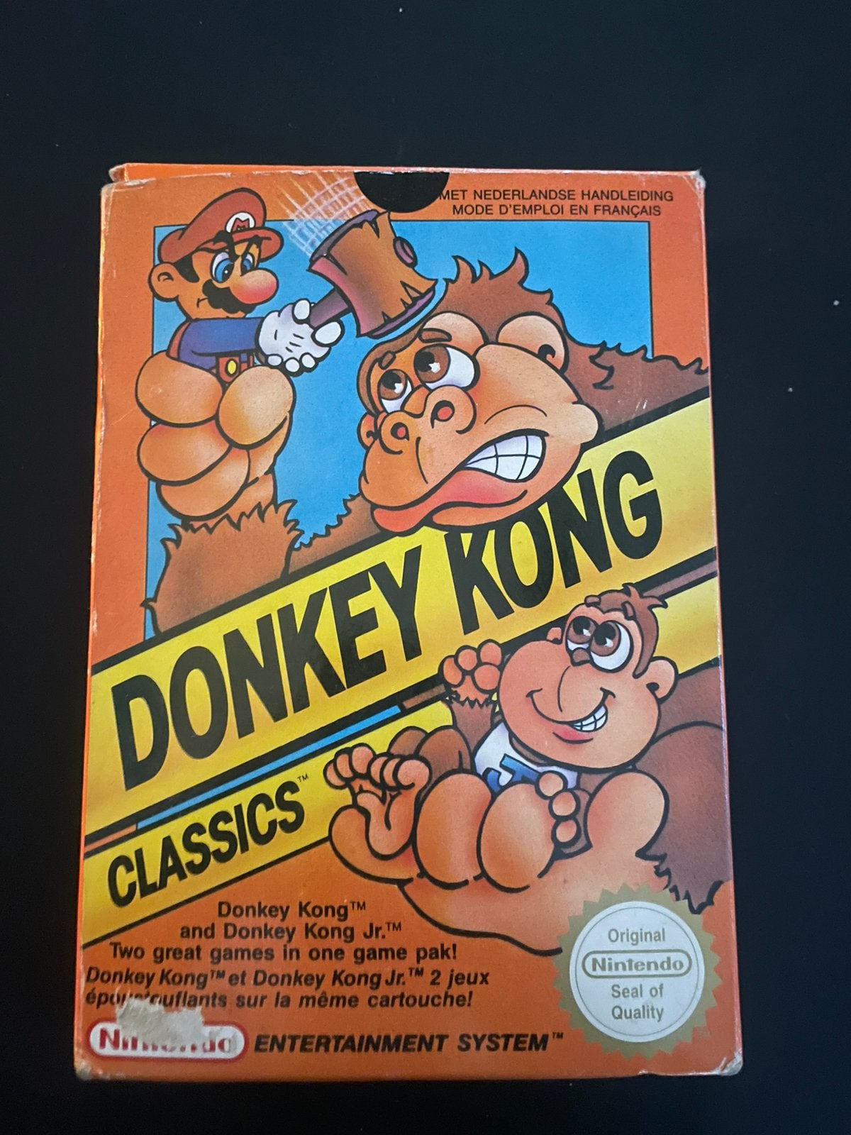 Nintendo NES Donkey Kong Classics Compleet CIB, Games en Spelcomputers, Avontuur en Actie, Gebruikt, 1 speler, Eén computer
