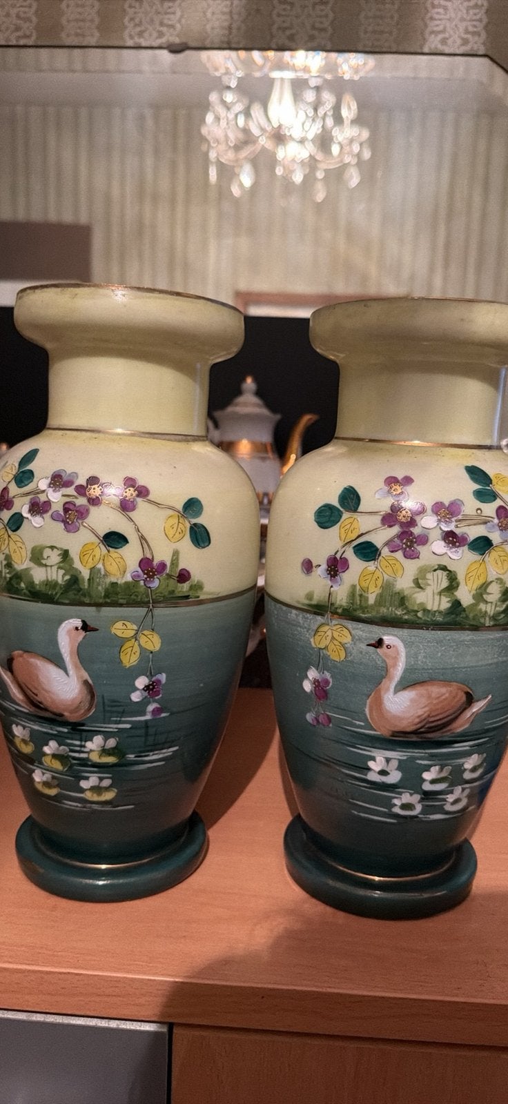 Duo vase signes, Enlèvement