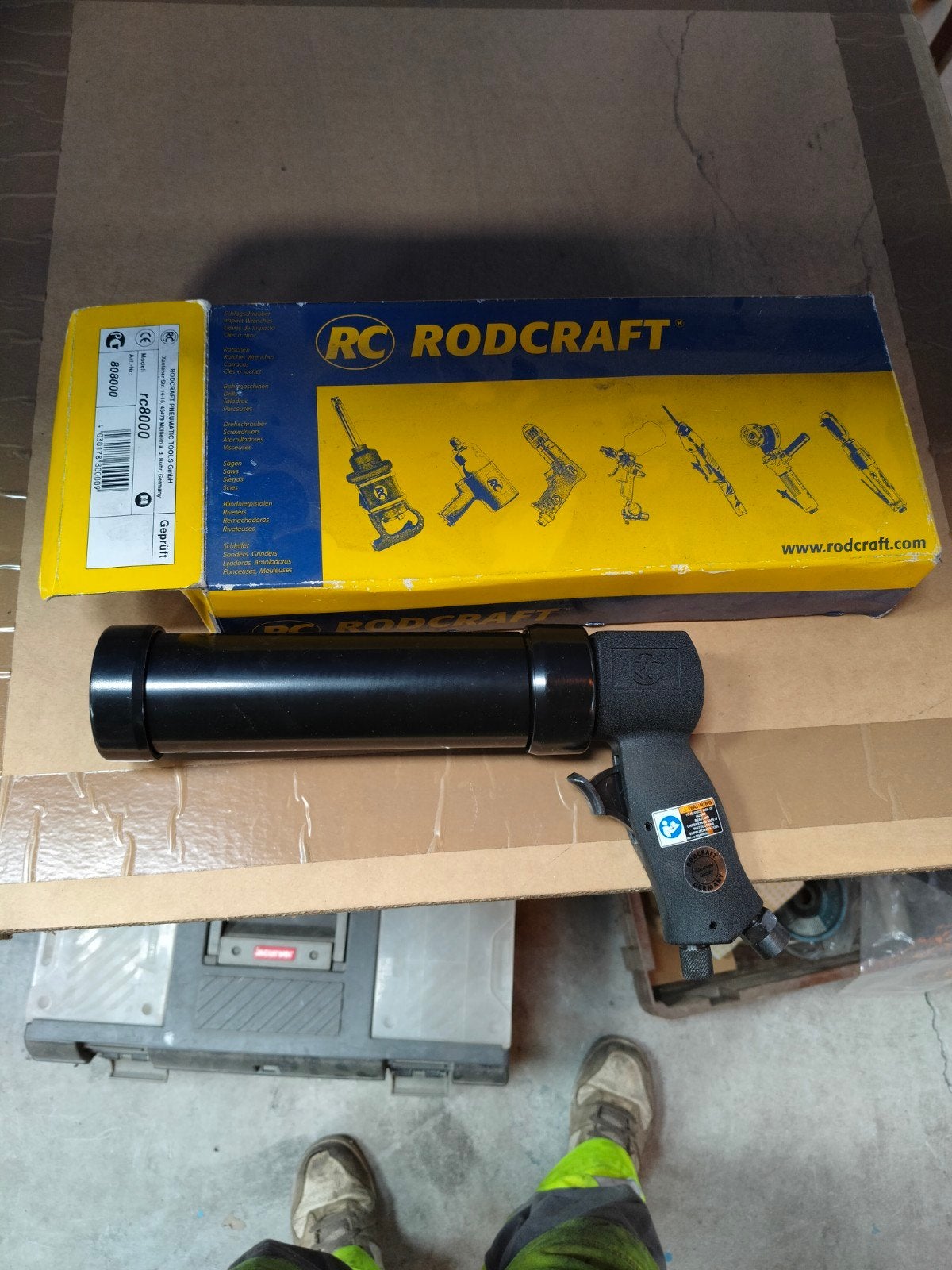 Pistolet à cartouche pneumatique Rodcraft RC8000 – Silicone, Enlèvement ou Envoi, Neuf, Autres types