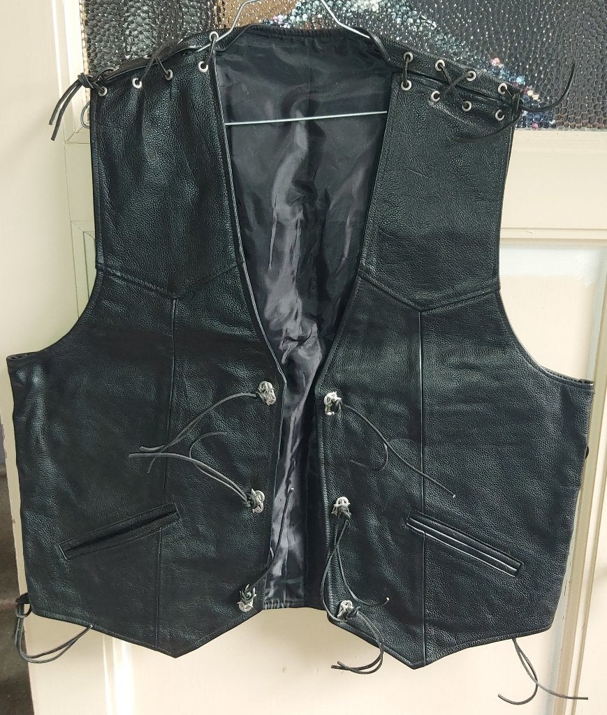 Gilet de motard en cuir pour homme, Enlèvement ou Envoi, Neuf