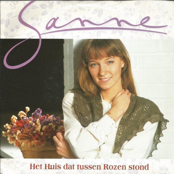 vinylsingle sanne--het huis dat tussen rozen stond---, Cd's en Dvd's, Vinyl Singles, Gebruikt, Single, 1980 - 1989, Nederlandstalig