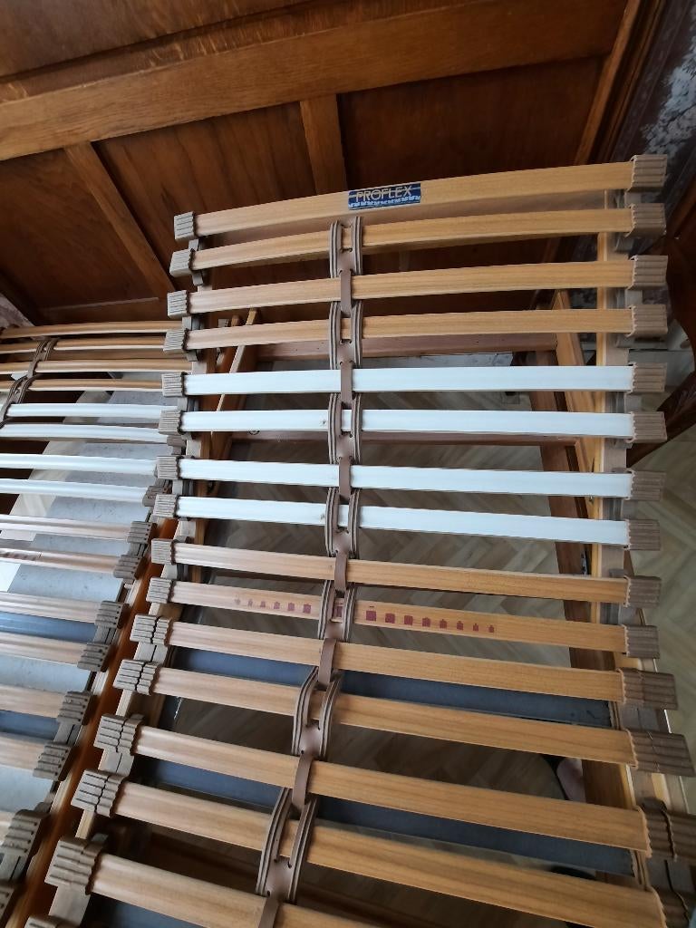 lattenbodem met matras, Huis en Inrichting, Ophalen, Gebruikt, 70 cm of minder, Bedbodem