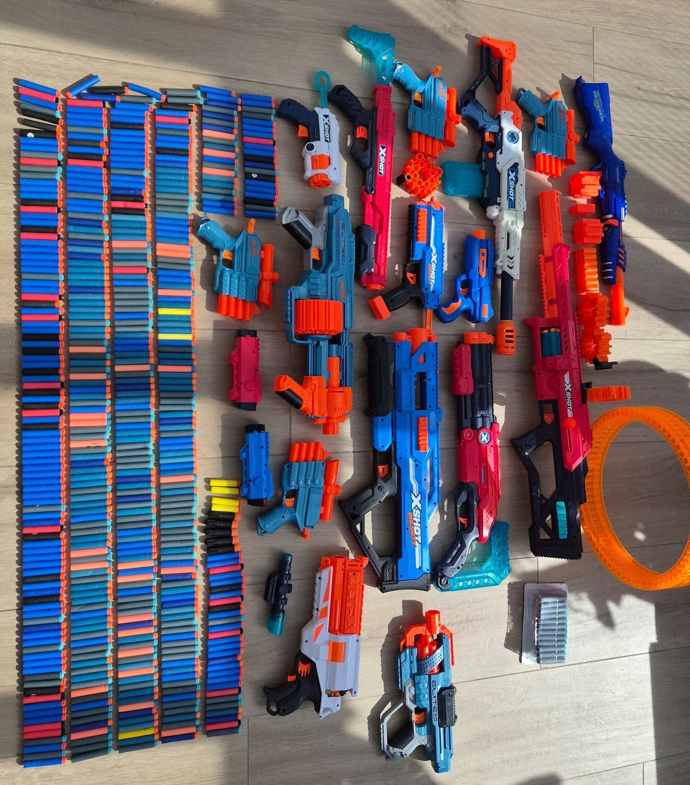 Nerf xshot pijltjes en pistolen, Enlèvement, Utilisé