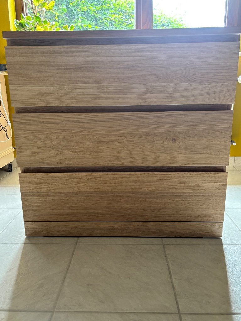 Ikea malm ladekast, Ophalen, Eikenhout, Nieuw, 50 tot 100 cm