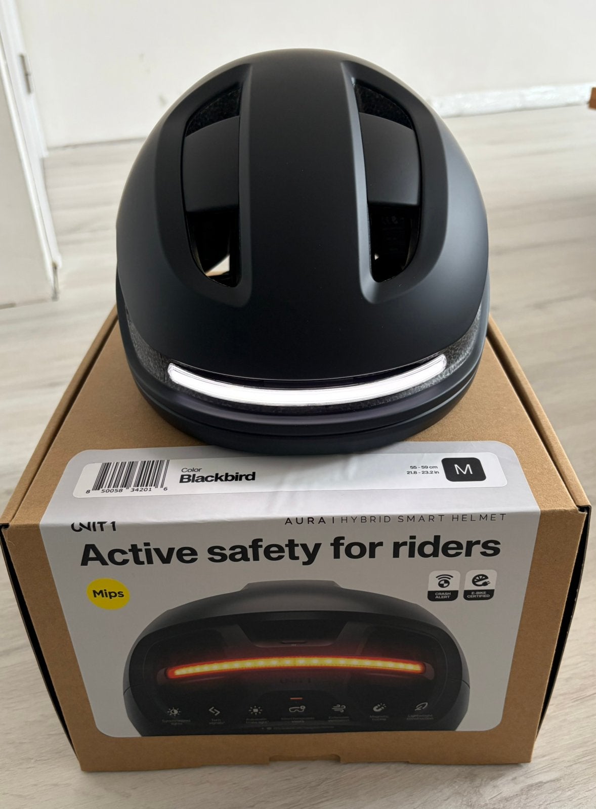 Fiets helm Aura Unit 1 - maat Medium., Ophalen, Nieuw, M, Heer of Dame