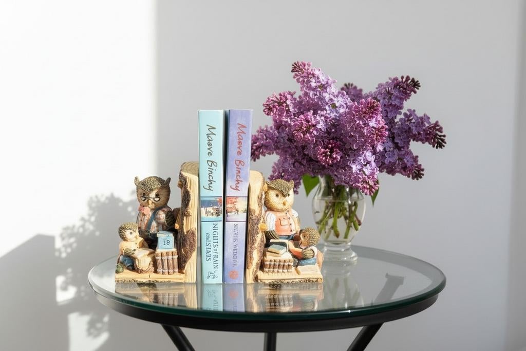 Vintage boekensteunen – decoratieve egels (set van 2), Antiek en Kunst, Ophalen of Verzenden