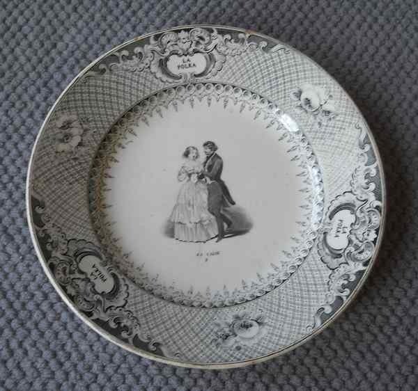 Assiette faïencerie Lebeuf Milliet de Creil et Montereau, Enlèvement