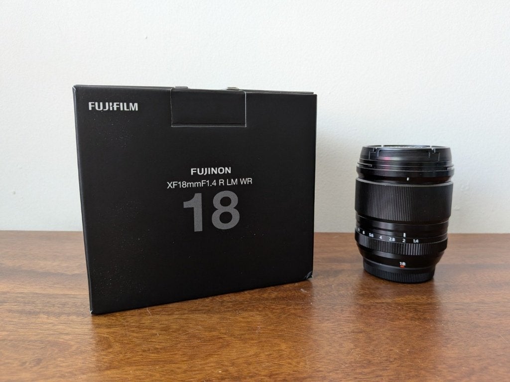 Objectif Fujifilm XF 18 mm f/1,4 R LM WR, Enlèvement ou Envoi, Comme neuf