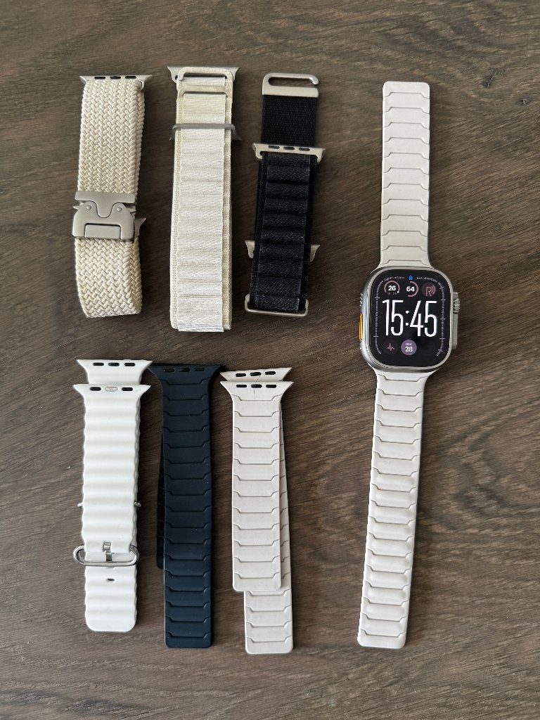 Apple Watch Ultra 2 Titanium 49 mm - 11/2026 Garantie!, IOS, Ophalen of Verzenden, Zo goed als nieuw, Waterdicht