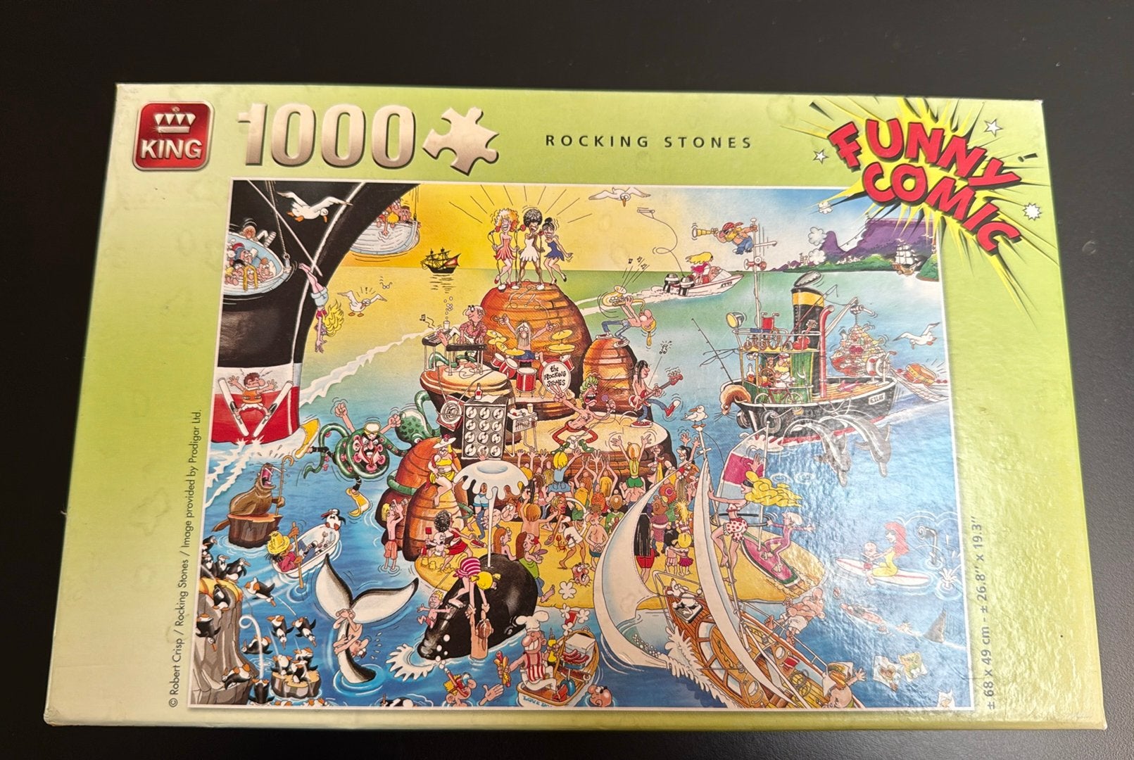 Puzzel rocking stones - 1000 stukjes, Hobby en Vrije tijd, Denksport en Puzzels, Verzenden, Zo goed als nieuw