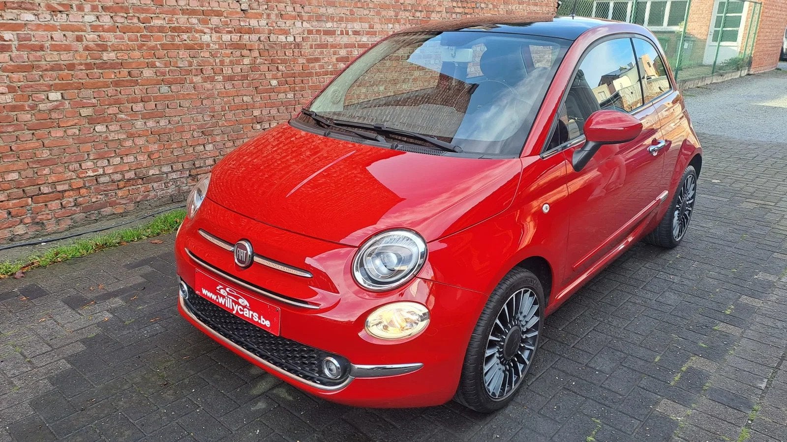 Fiat 500 1.2i Lounge*Auto Airco*Alu velgen*pano-dak*Topper!, Auto's, 4 zetels, Stof, Gebruikt, 4 cilinders