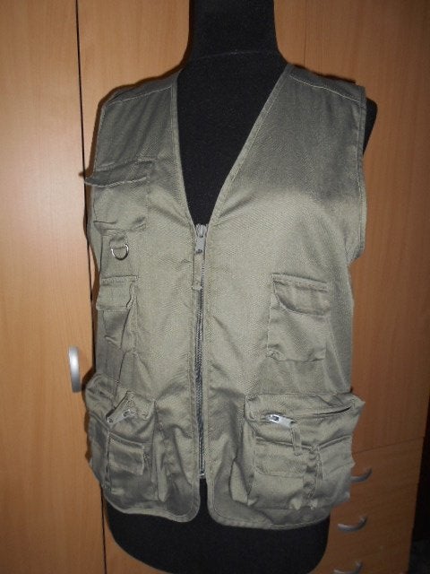 Chauffe-corps à poches multipoches/Taille M., Enlèvement ou Envoi, Comme neuf, Taille 48/50 (M), Vert