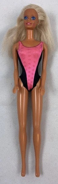 Barbie St. Tropez 1988 2096 Pop met badpak, Verzenden, Zo goed als nieuw, Barbie