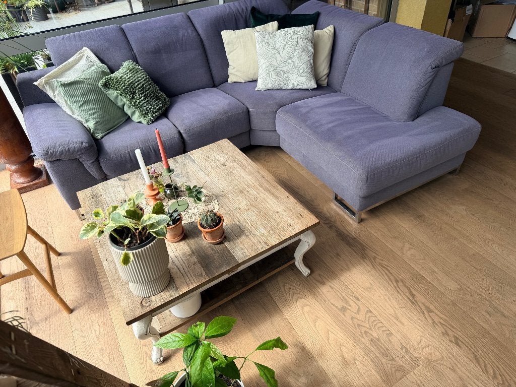Hoeksalon met relaxzetel, Huis en Inrichting, Ophalen, Gebruikt, Hoekbank, 200 tot 250 cm