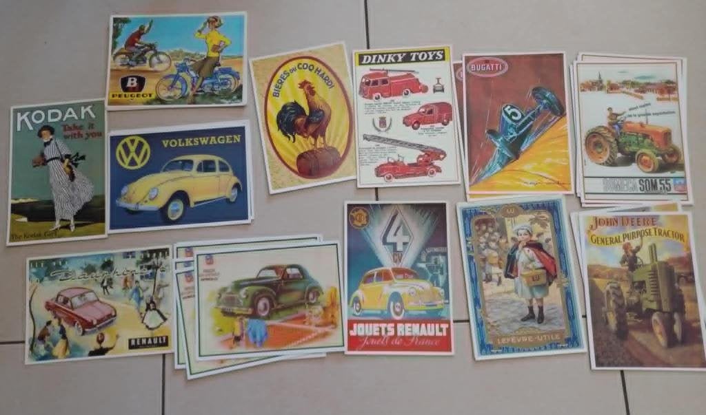 Reproduction anciennes publicités en carton, Collections, Marques & Objets publicitaires, Enlèvement, Comme neuf, Autres types