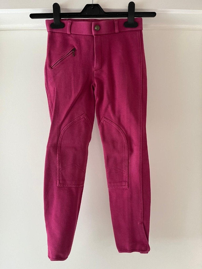 Rijbroek kinderen, Dieren en Toebehoren, Paardrijkleding, Gebruikt, Veelzijdigheid, Roze, Overige maten