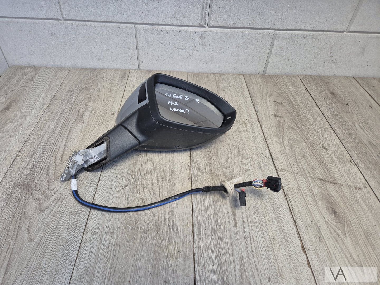 Spiegel rechts van VW Golf 8 2019 - 2025 met dodehoek €200, Autos : Pièces & Accessoires, Volkswagen, -, Utilisé, -