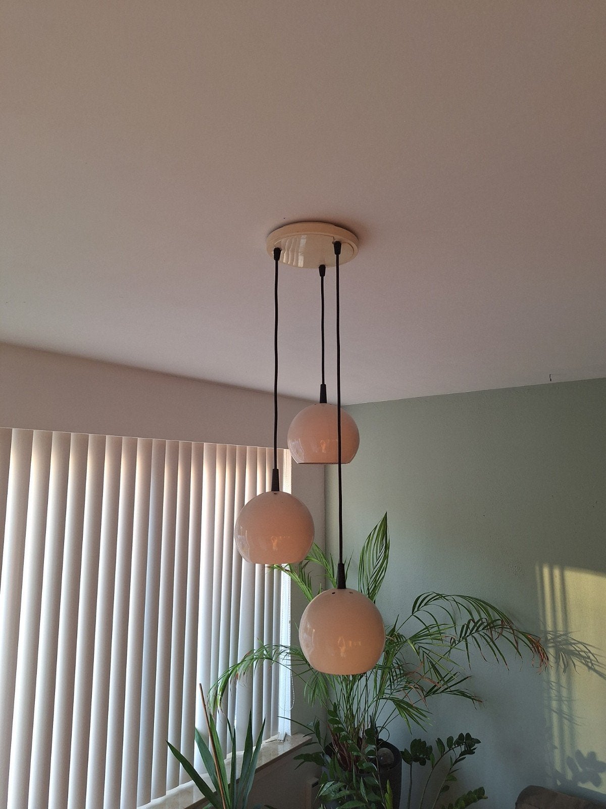 Retro vintage jaren 60/70 luster / hanglamp, Ophalen
