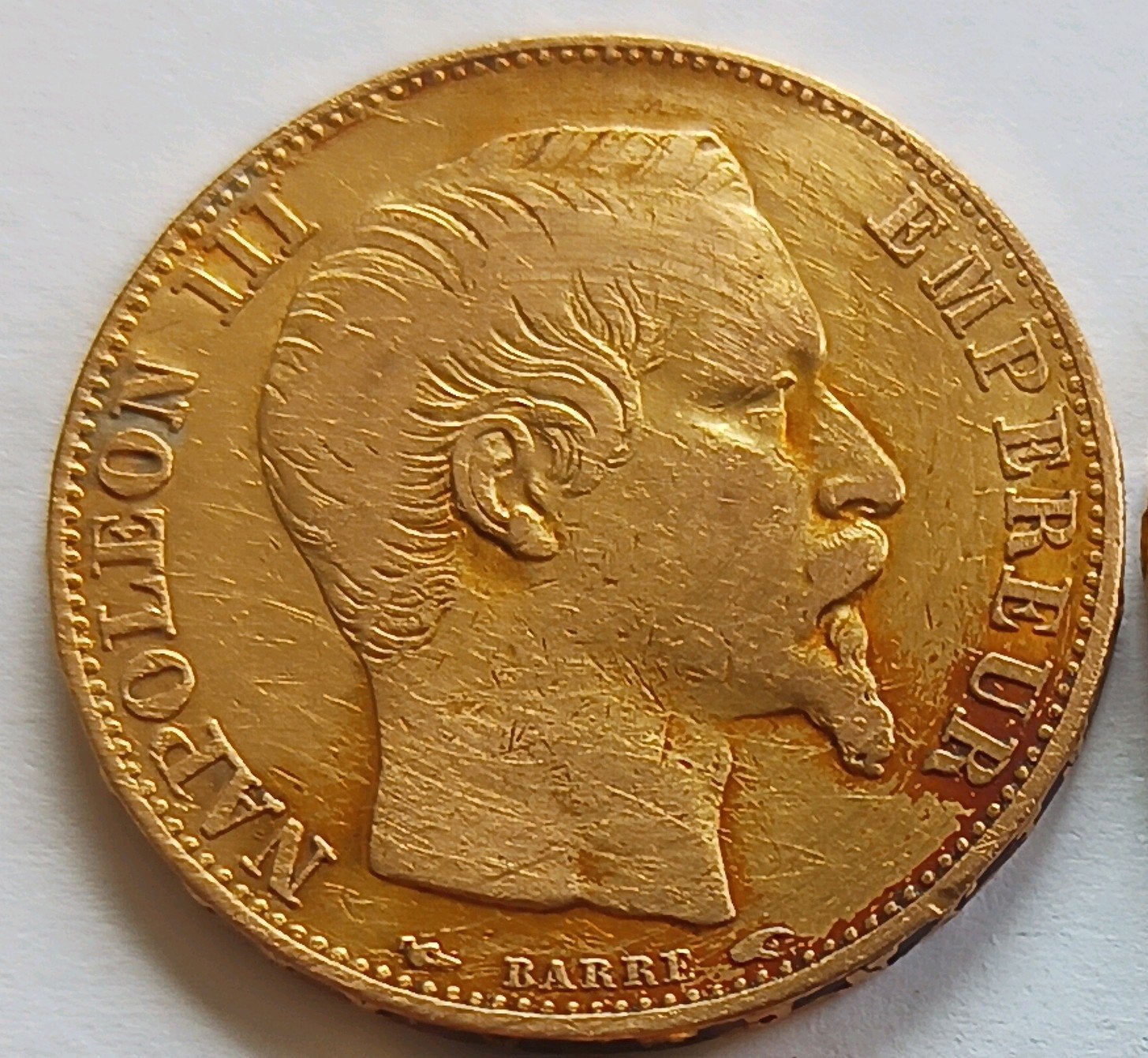 20 frank Goud Napoleon 3, Ophalen, Goud
