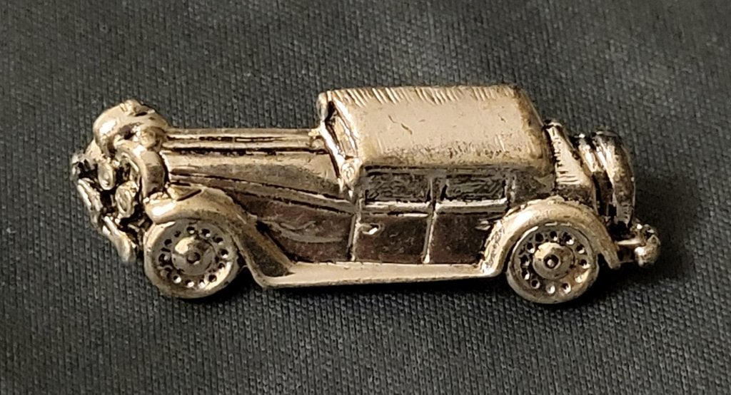 Vintage Broche, Bijoux, Sacs & Beauté, Enlèvement, Comme neuf, Moins de 4 cm, Argent
