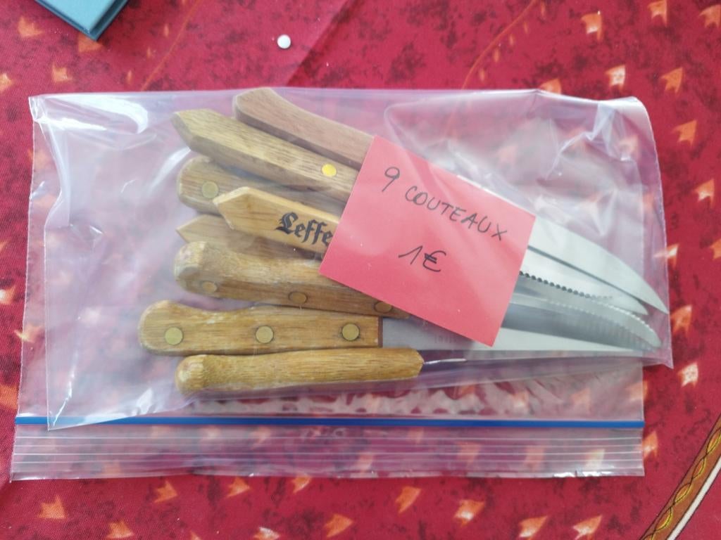Lot couteaux, Ophalen, Gebruikt, Los bestek, Inox of Chroom