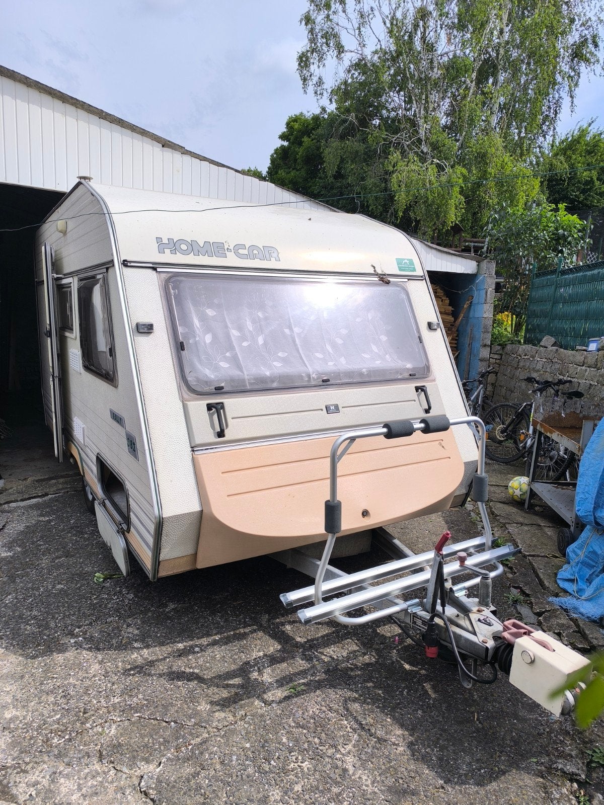 Caravane home-car 1995 , 4 pers, Caravans en Kamperen, Caravans, Particulier, Home-car, Hordeur, Luifel, Uitbouw voortent, Ophalen